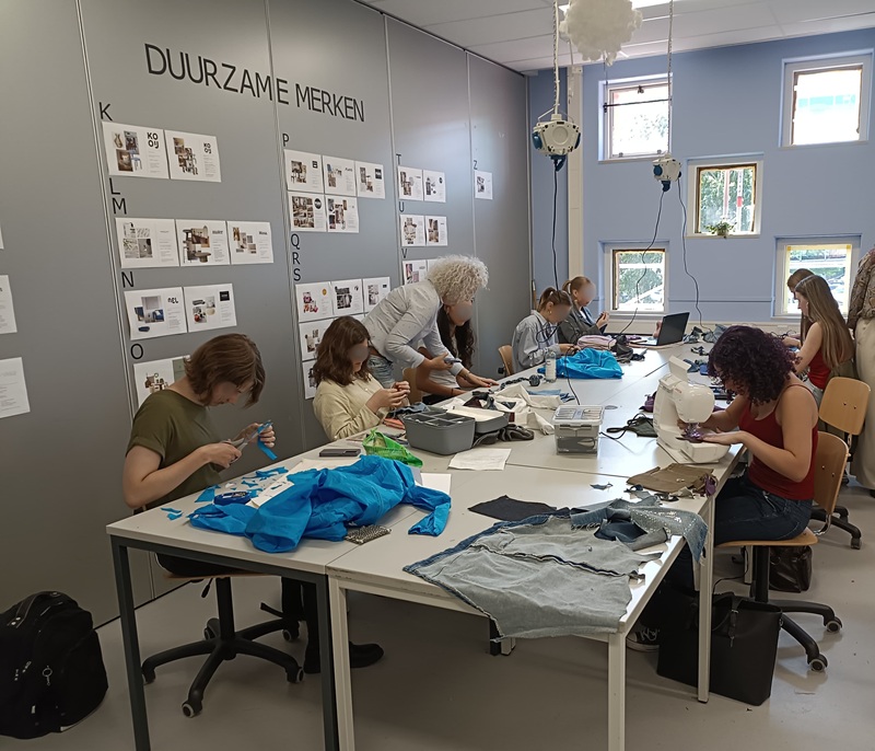 studenten mode hergebruiken kledingstukken