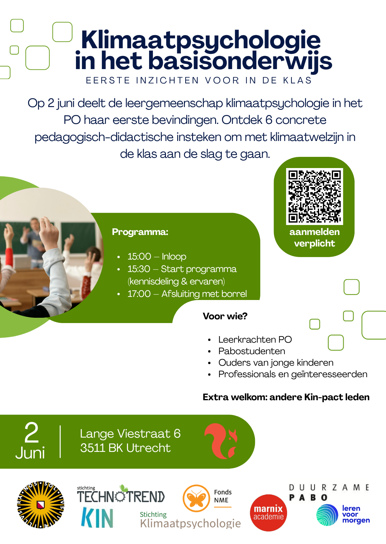 flyer klimaatpsychologie in het PO