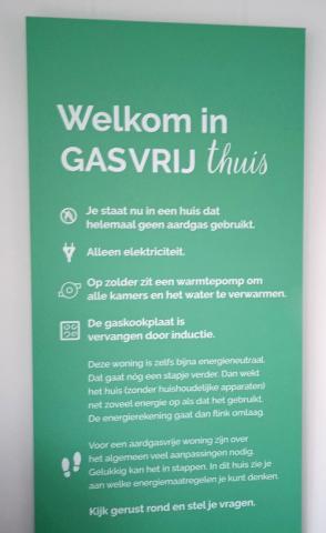 gasvrij thuis welkomstbord