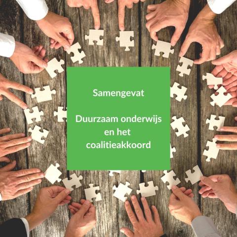 puzzelstukjes coalitieakkoord leren voor morgen