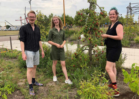 het team van IRIS Kanaleneiland