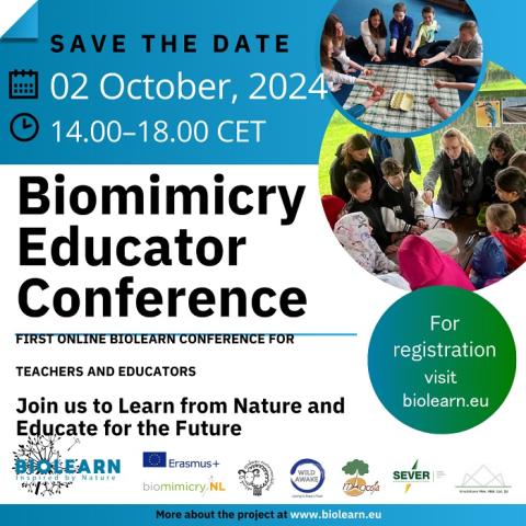 aankondiging biomimicry conferentie