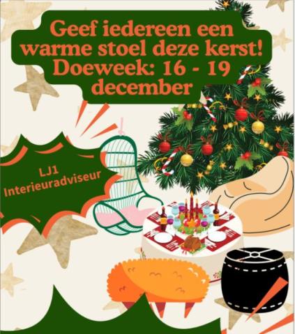 flyer DoeWeek kerststoelen