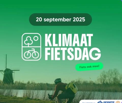 klimaat fietsdag beeld