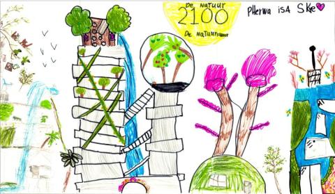 tekening van energiedetective in Eindhoven