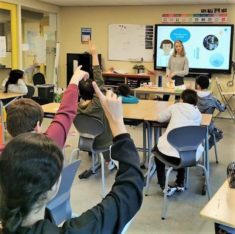 klimaatles basisschoolklas