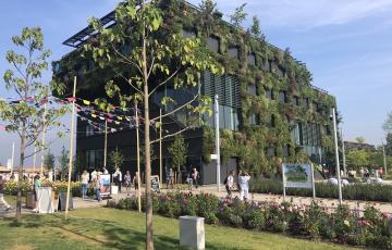 groen gebouw (Floriade 2022)