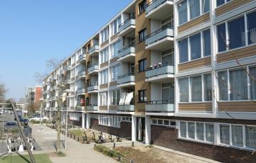 straat en flat